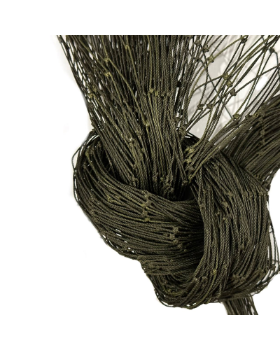 Поліамідна основа для маскувальної сітки 50х50 мм, нитка 1.2 мм, хакі. Розмір 2х6,3 м