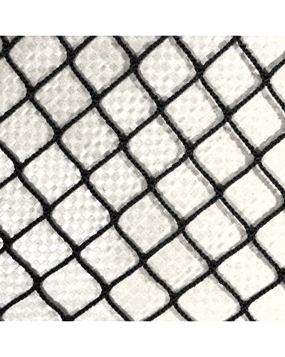 Поліпропіленова антидронова сітка 25х25 мм, діаметр шнура 1,8 мм. Розмір 15х6 м, чорна